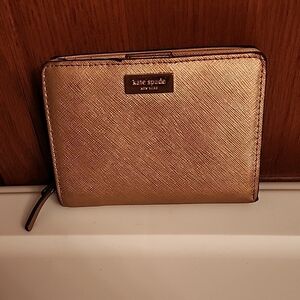 Kate Spade Metallic Gold Wallet